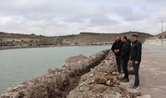 İncesu Marina’da çevre düzenleme çalışmaları hız kazandı