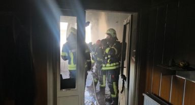 Kayseri'de apartman yangını ekiplerce söndürüldü