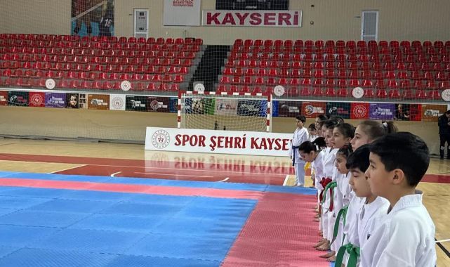 Kayseri’de Okul Sporları Karate İl Seçmeleri tamamlandı