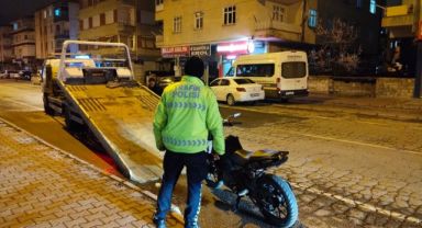 Kayseri'de polisin 'dur' ihtarına uymayan motosiklet sürücüsüne 336 bin TL ceza