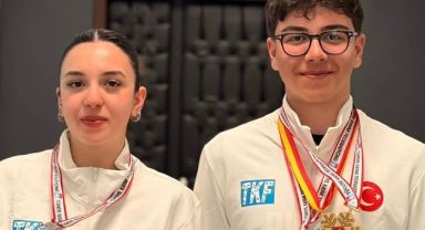 Kayseri’den iki genç sporcu, kayakta Türkiye’yi temsil etmeye hazırlanıyor