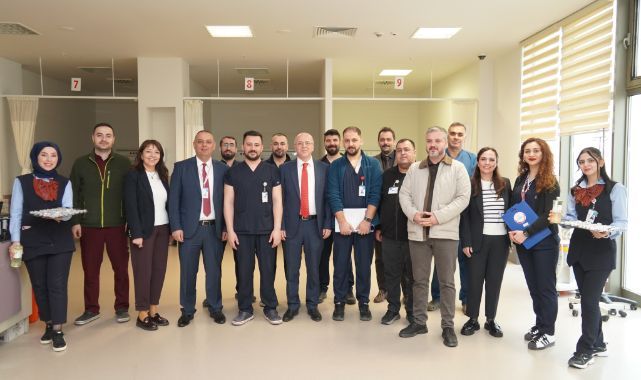 Kayseri Şehir Hastanesi’nde bayramlaşma