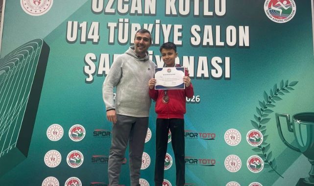 Kayserili sporcu Türkiye üçüncüsü oldu
