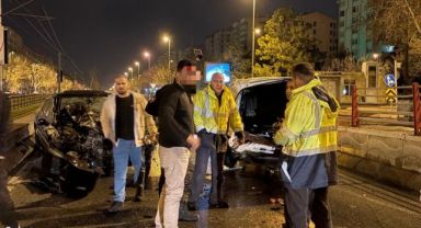 Kaza yapan ehliyetsiz ve alkollü sürücüyü, polis tedaviye ikna etti