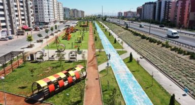 Kocasinan'da park bakımları sürüyor