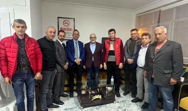 Milletvekili Cıngı, bina görevlileri ile bir araya geldi