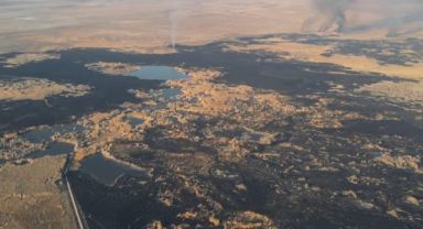 Sultan Sazlığı Milli Parkı’nda çıkan yangın 3 günde söndürüldü