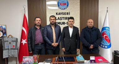 Ulaştırma Bakan Yardımcısı Poyraz’dan Ulaştırma Memur-Sen Kayseri Şubesi’ne ziyaret