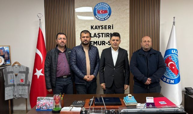 Ulaştırma Bakan Yardımcısı Poyraz’dan Ulaştırma Memur-Sen Kayseri Şubesi’ne ziyaret