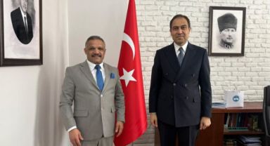 AKİB Genel Başkanı Hızar'dan İl Sağlık Müdürü Erşan'a ziyaret