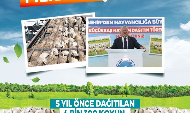 Başkan Büyükkılıç’tan kırsala, kendi kendini büyüten model: 150 bin küçükbaş artışı