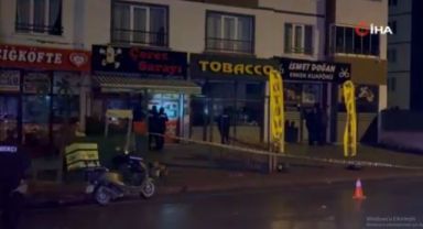 Dükkan kurşunlamak için sahiplerinin çıkmasını bekledi