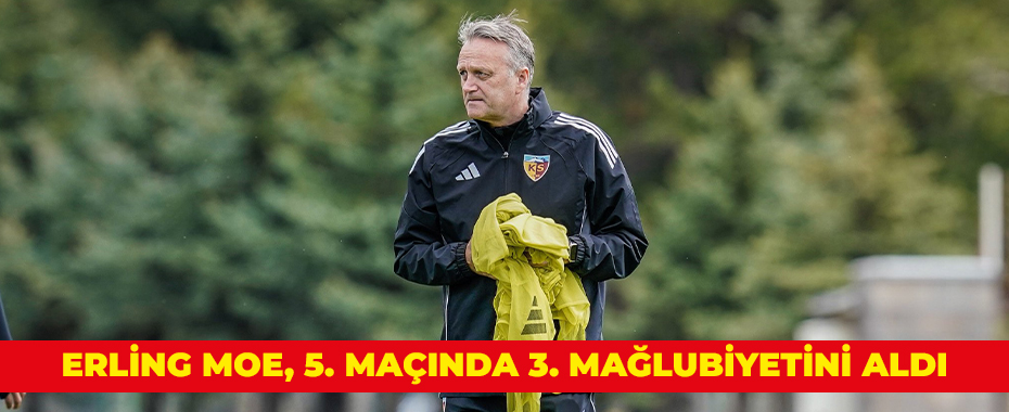 Erling Moe, 5. maçında 3. mağlubiyetini aldı