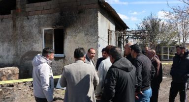 Kayseri’de müstakil evde yangın