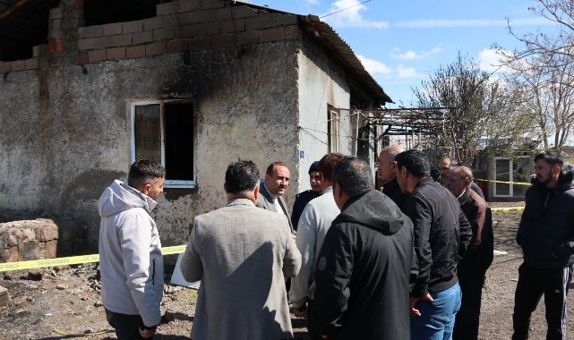 Kayseri’de müstakil evde yangın