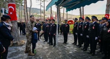 Kayseri’de polis şehitliğinde anma programı